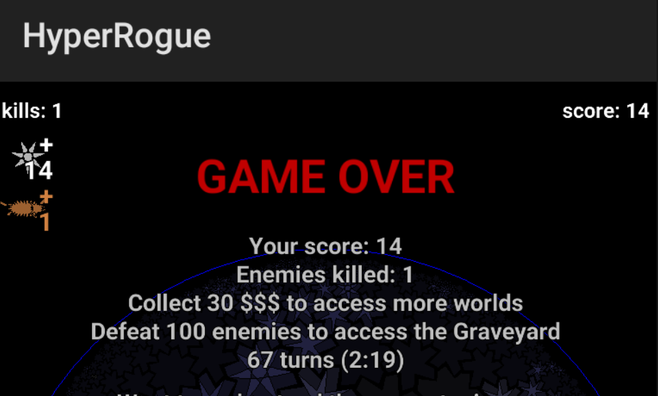 Mobile Game Hacking: Game Over pop up